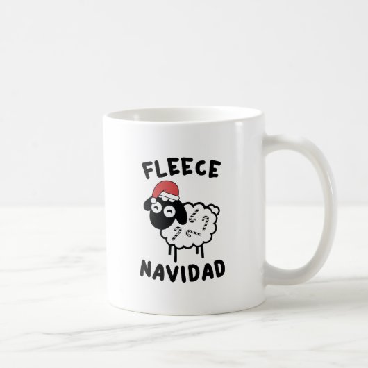 Fleece Navidad Koffiemok (Rechts)