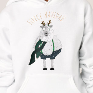 'Fleece Navidad' Leuk Grappig Schapen Puns Cartoon