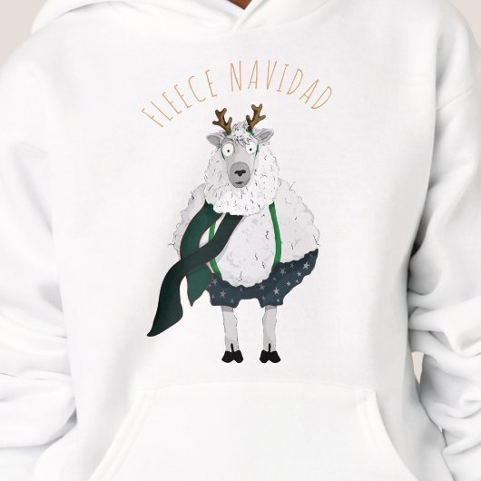 'Fleece Navidad' Leuk Grappig Schapen Puns Cartoon