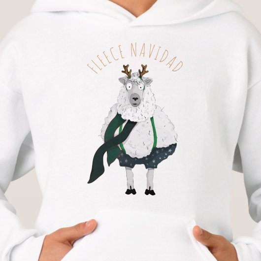 'Fleece Navidad' Leuk Grappig Schapen Puns Cartoon