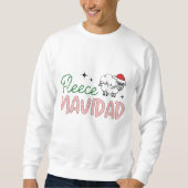 Fleece navidad leuke kerst trui (Voorkant)