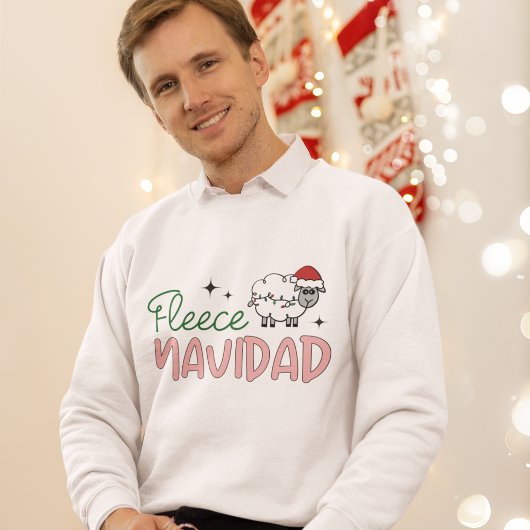 Fleece navidad leuke kerst trui