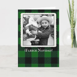 "Fleece Navidad" Mexicaanse kerstkaart Bedankkaart