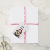 Fleece Navidad Schaap Kerstcadeau Label Cadeaulabel (Met Touw)