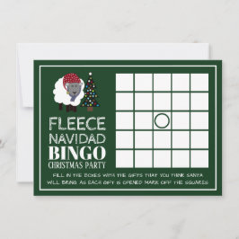 Fleece Navidad, Spaans Kerstfeest Bingo Kaart