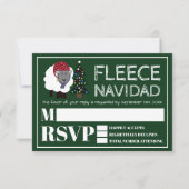 Fleece Navidad, Spaans Kerstfeest RSVP (Voorkant)