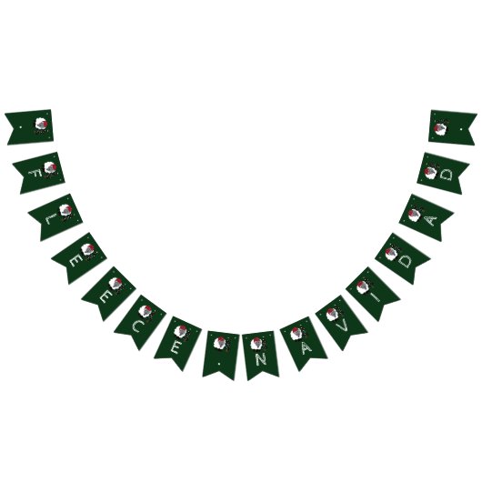 Fleece Navidad, Spaans Kerstfeest Vlaggetjes (Alle)