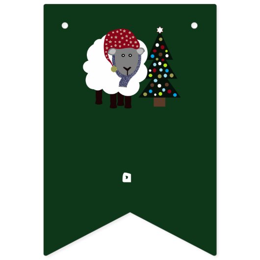 Fleece Navidad, Spaans Kerstfeest Vlaggetjes (Eerste vlag)