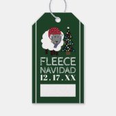 Fleece Navidad, Spaanse Kerstmis Cadeaulabel (Voorkant)