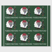Fleece Navidad, Spaanse Kerstmis Cadeaupapier (Vlak)