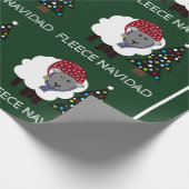 Fleece Navidad, Spaanse Kerstmis Cadeaupapier (Hoek)