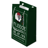Fleece Navidad, Spaanse Kerstmis Klein Cadeauzakje (Achterkant Gekanteld)