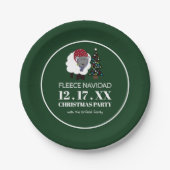 Fleece Navidad, Spaanse Kerstmis Papieren Bordje (Voorkant)