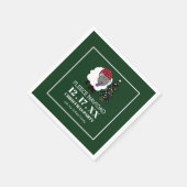 Fleece Navidad, Spaanse Kerstmis Servet (Hoek)