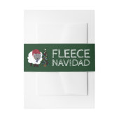 Fleece Navidad, Spaanse Kerstmis Uitnodigingen Wikkel (Voorkant Voorbeeld)