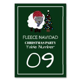 Fleece Navidad, Spaanse kersttafel nr. Kaart