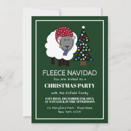 Fleece Navidad, Spaanse kerstuitnodiging Aankondiging