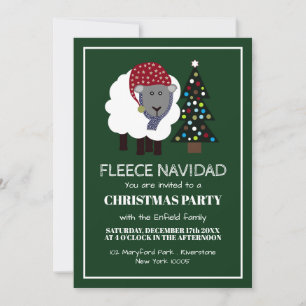 Fleece Navidad, Spaanse kerstuitnodiging Aankondiging