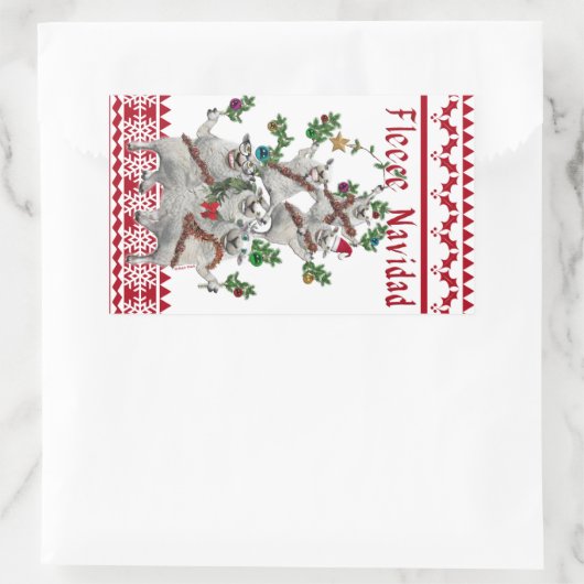 Fleece Navidad Stickers (Tas)