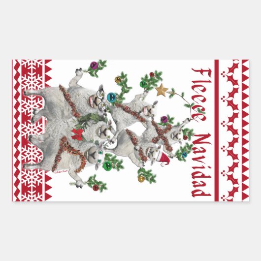Fleece Navidad Stickers (Voorkant)