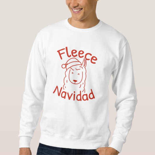 Fleece Navidad Trui (Voorkant)