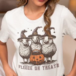 Fleece of treats schaap Halloween Tri-Blend Shirt