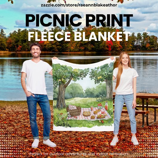 Fleece picknickdeken deken
