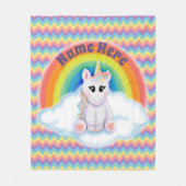 Fleece Unicorn Blanket (Voorkant)