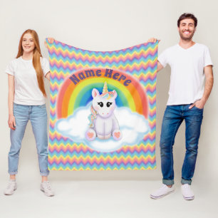 Fleece Unicorn Blanket Deken