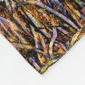 FleeceBlanketCarnivalGlassGrassWithOrangeMoldFungu Fleece Deken (Hoek)