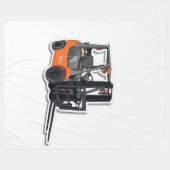 Fleecedecke mit Gabelstapler- Design Fleece Deken (Voorkant (Horizontaal))