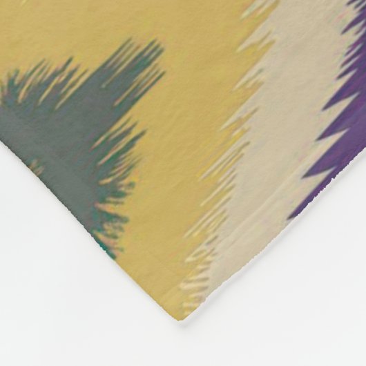 fleecedeken met patroon fleece deken (Hoek)