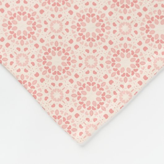 fleecedeken met rond patroon fleece deken (Hoek)