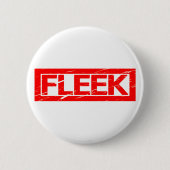 Fleek Stamp Ronde Button 5,7 Cm (Voorkant)