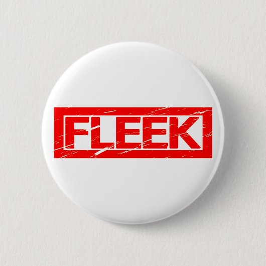 Fleek Stamp Ronde Button 5,7 Cm (Voorkant)