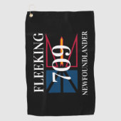 Fleeking Newfoundlander Newfoundland 709 GOLF Golfhanddoek (Voorkant)