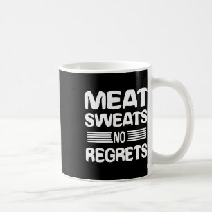 Fleeszweet No Regrets T-shirt Funny Vleesliefhebbe Koffiemok