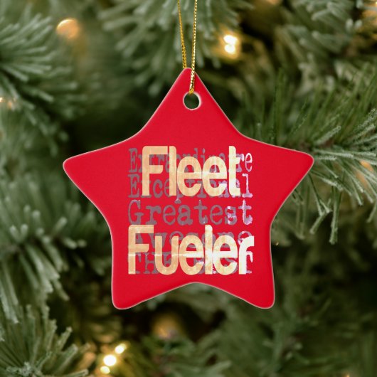 Fleet Fueler Extraordinaire Keramisch Ornament (Boom)