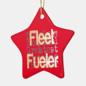 Fleet Fueler Extraordinaire Keramisch Ornament (Links)