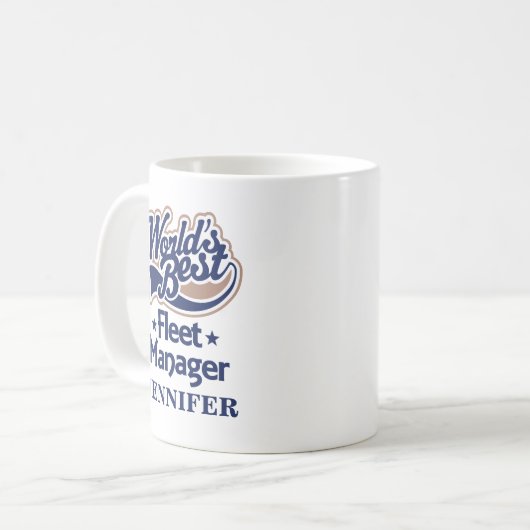 Fleet Manager Persoonlijke microfoon Koffiemok (Voorkant links)