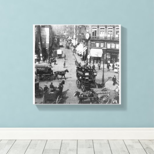 Fleet Street Londen,  Engeland print (Insitu (Houten vloer))