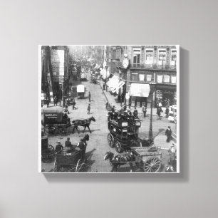 Fleet Street Londen,  Engeland print