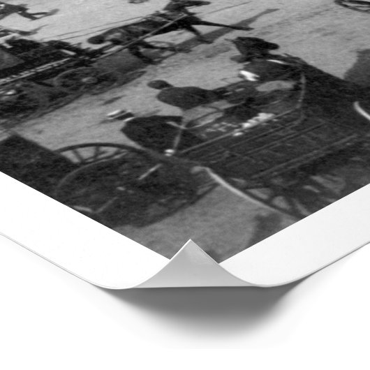 Fleet Street London 1901 England Poster (Hoek)