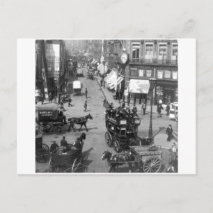 Fleet Street London England, 1901 Verenigd Koninkr Briefkaart