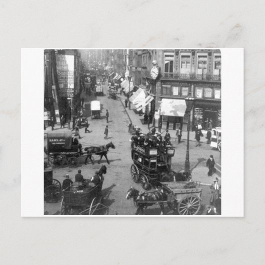 Fleet Street London England, 1901 Verenigd Koninkr Briefkaart (Voorkant)