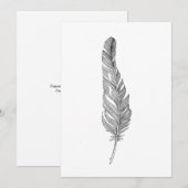 Fleether fijn Dank je creditcard Bedankkaart (Voorkant / Achterkant)