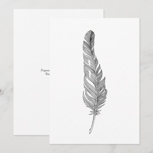 Fleether fijn Dank je creditcard Bedankkaart (Voorkant / Achterkant)