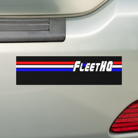 FLEETHQ BUMPERSTICKER (Op auto)