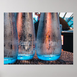 Fleetwoods tafelwaterflessen poster