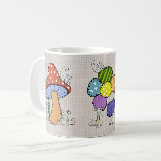 fleißige Mäuse Koffiemok (Voorkant links)